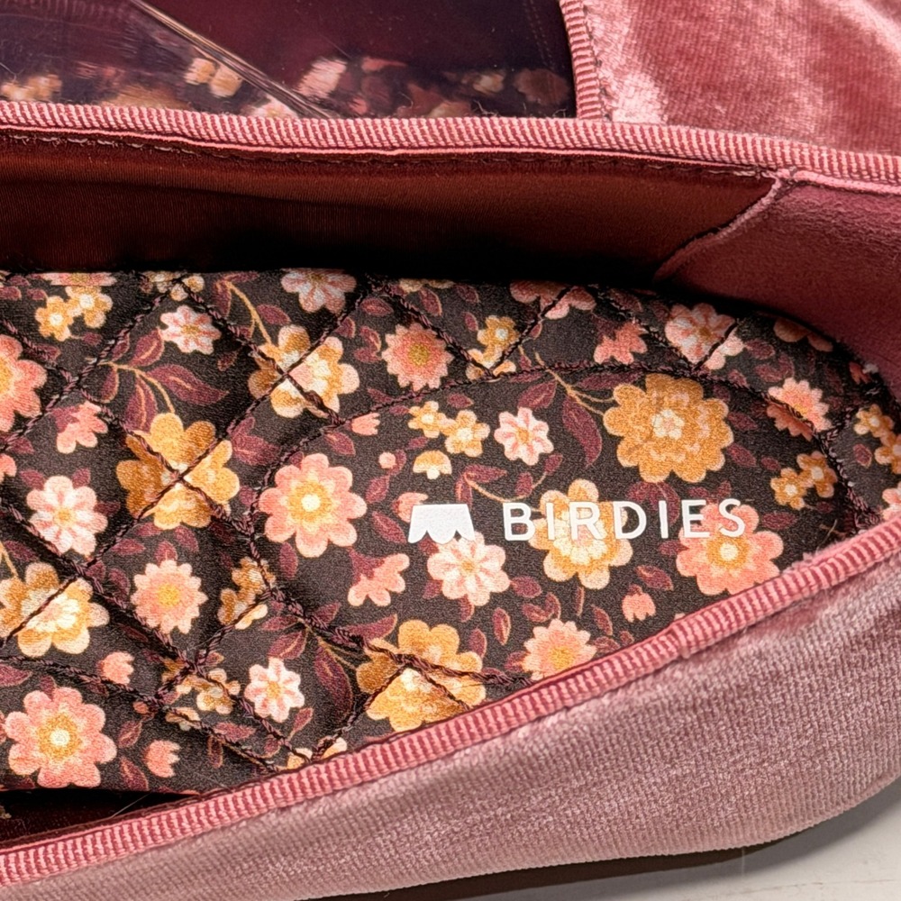 Birdies The Starling Loafers Womens Sz 7.5 Raspberry Pink Velvet Flat Slip On - Picture 10 of 11